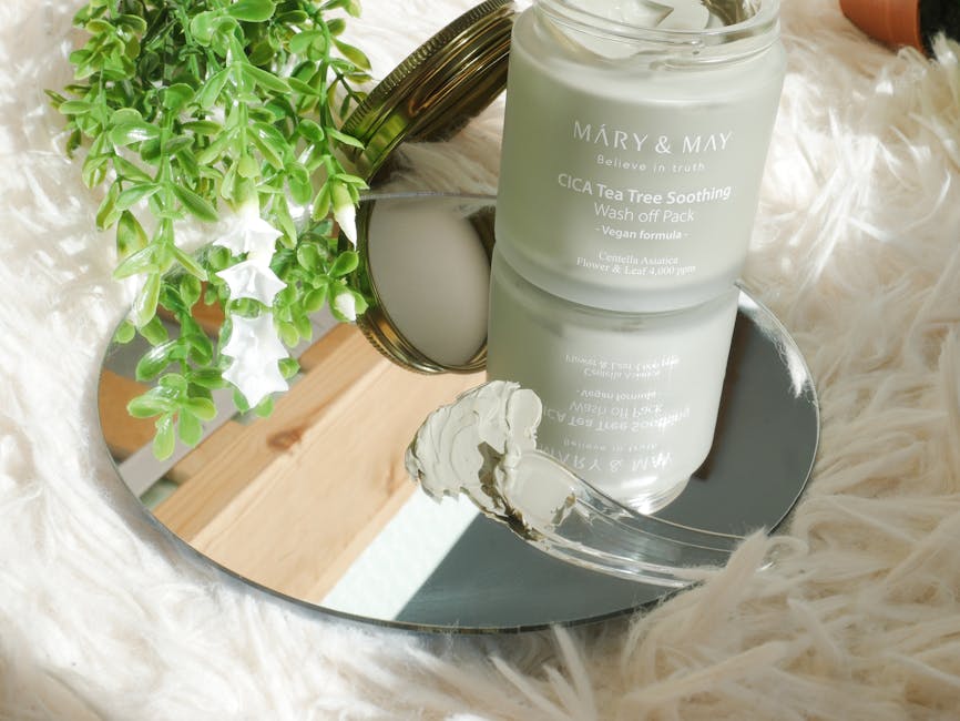 CICA skincare soothing face mask