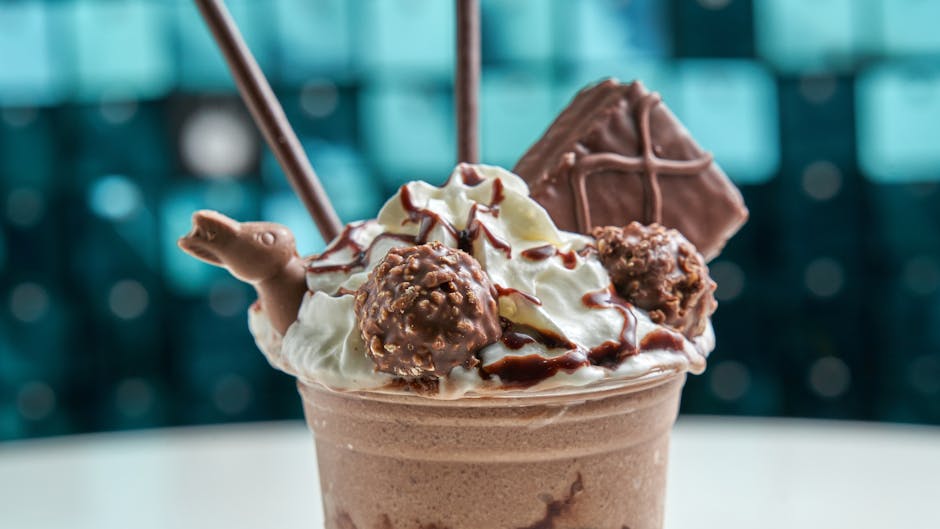 chocolate protein shake drink