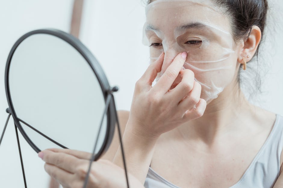 daily skincare routine face sheet mask