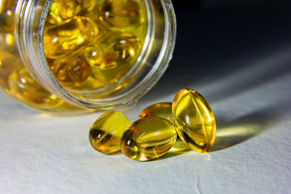 daily vitamin supplement capsules healthy lifestyle